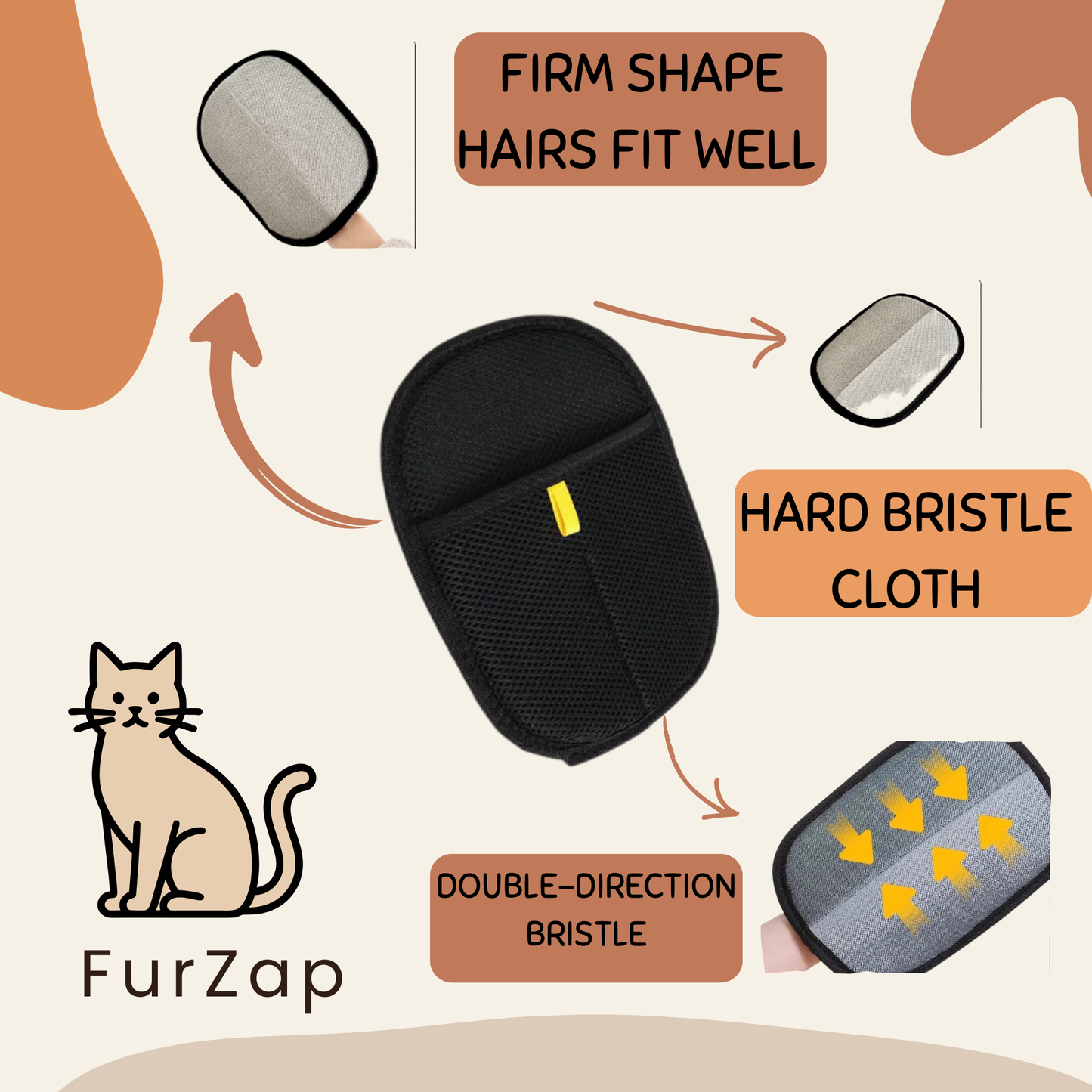 FurZap™ Pet Grooming Glove