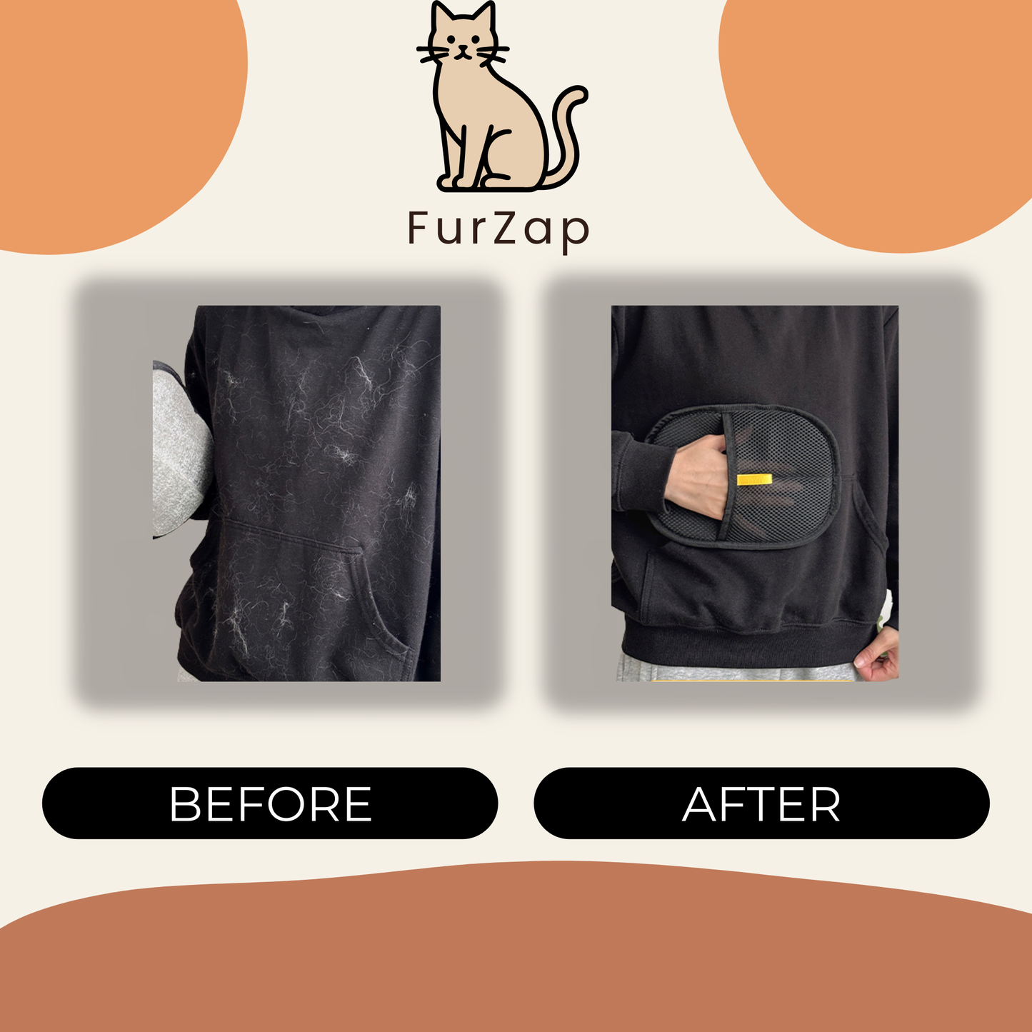 FurZap™ Pet Grooming Glove